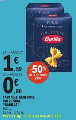 E.Leclerc Express Barilla Farfalle Generose offre