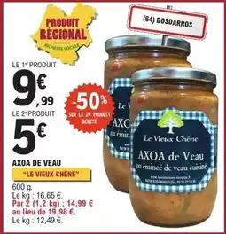 E.Leclerc Express Le Vieux Chêne AXOA de Veau offre