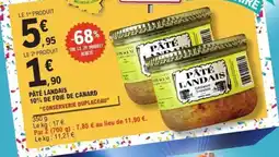 E.Leclerc Express Pâté Landais Conserverie Duplaceau offre