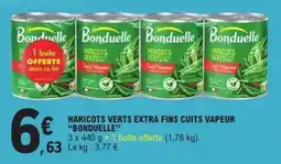 E.Leclerc Express Bonduelle Haricots verts extra fins offre