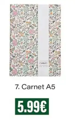 Monoprix CARNET Carnet A5 offre