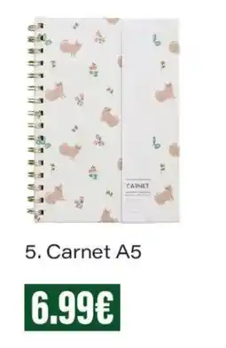 Monoprix CARNET A5 offre