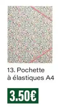 Monoprix Pochette à élastiques A4 offre