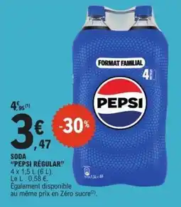 E.Leclerc Express PEPSI SODA offre