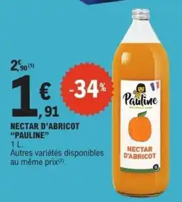 E.Leclerc Express Pauline Nectar d'abricot offre
