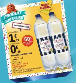 E.Leclerc Express Ogeu limonade l'authentique offre