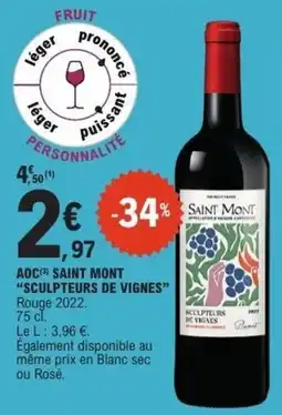 E.Leclerc Express SAINT MONT SCULPTEURS DE VIGNES offre