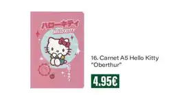 Monoprix Oberthur Carnet A5 Hello Kitty offre