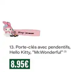 Monoprix MY MELODY Porte-clés avec pendentifs offre