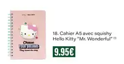 Monoprix Hello Kitty Cahier A5 avec squishy offre