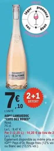 E.Leclerc Express cote des roses offre
