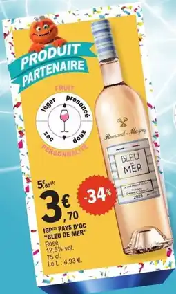 E.Leclerc Express Bernard Magrez BLEU DE MER offre