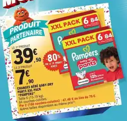 E.Leclerc Express Pampers Changes Bébé Baby-Dry Pants offre