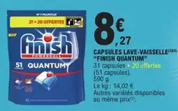 E.Leclerc Express Finish Capsules lave-vaisselle offre