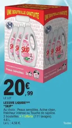 E.Leclerc Express Skip Lessive liquide offre