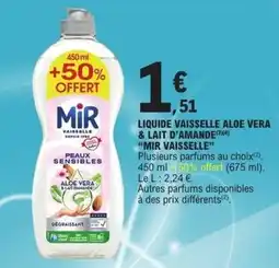 E.Leclerc Express MiR Vaisselle offre