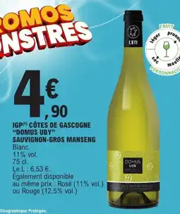 E.Leclerc Express Domus uby Igp cotes de gascogne sauvignon-gros manseng offre