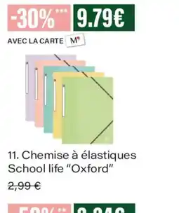 Monoprix School life Chemise à élastiques offre