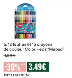 Monoprix Maped Color'Peps offre