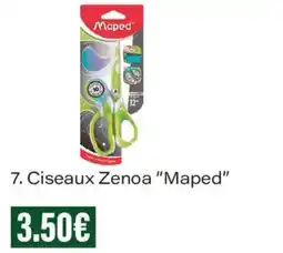 Monoprix Maped Ciseaux Zenoa offre