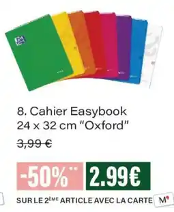 Monoprix Easybook Cahier offre