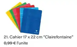 Monoprix Clairefontaine Cahier offre