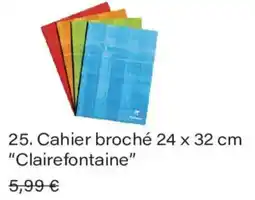 Monoprix Clairefontaine Cahier broché offre