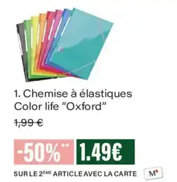 Monoprix Color life Chemise à élastiques offre