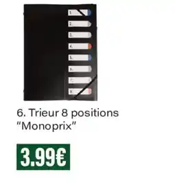 Monoprix Monoprix Trieur 8 positions offre