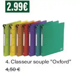 Monoprix Oxford Classeur souple offre