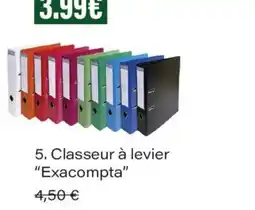 Monoprix Exacompta Classeur à levier offre