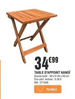 La Foir'Fouille HANOÏ TABLE D'APPOINT offre