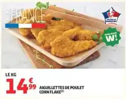 Auchan Supermarché AIGUILLETTES DE POULET CORN FLAKE offre