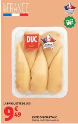Auchan Supermarché DUC Filets de poulet offre