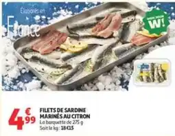 Auchan Supermarché FILETS DE SARDINE offre