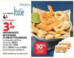 Auchan Supermarché Friture mixte de calmars et crevettes medusa offre