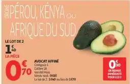 Auchan Supermarché AVOCAT AFFINÉ offre