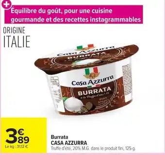 CASA AZZURRA Burrata
