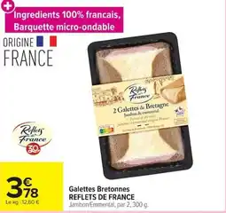 Carrefour REFLETS DE FRANCE Galettes Bretonnes offre