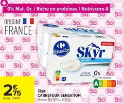 Carrefour Skyr Sensation offre
