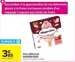 Carrefour HAAGEN-DAZS Glace Bâtonnet offre