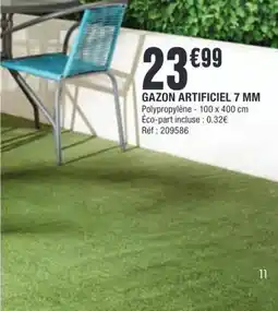 La Foir'Fouille GAZON ARTIFICIEL 7 MM offre