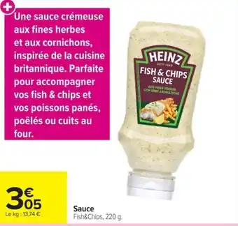 HEINZ Sauce Fish&Chips