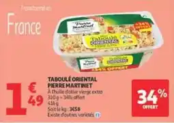 Auchan Supermarché Pierre Martinet Taboulé Oriental offre