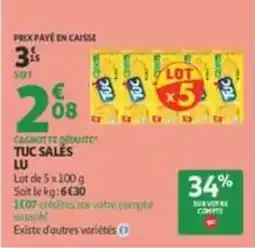 Auchan Supermarché TUC SALÉS LU offre