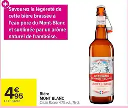 Carrefour MONT BLANC Cristal Rosée offre