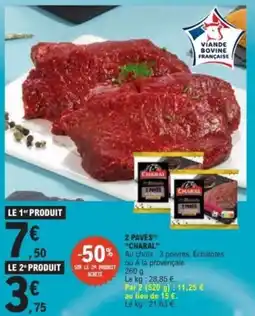 E.Leclerc CHARAL 2 PAVÉS offre