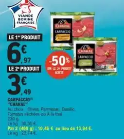 E.Leclerc CHARAL CARPACCIO offre