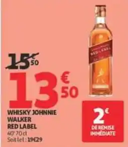 Auchan Supermarché Johnnie Walker Red Label offre