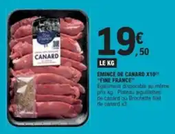 E.Leclerc Fine France Émincé de canard offre